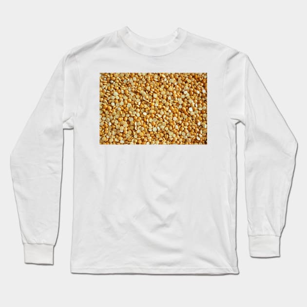 Yellow Split Peas Long Sleeve T-Shirt by pinkal